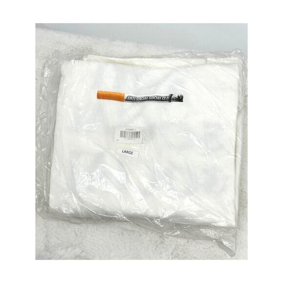 ASSC‎ White Cigarette Hoodie [ ASSW451-L ] Large - Picture 3 of 5